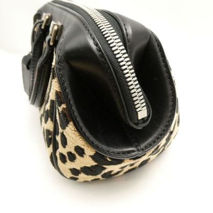 Louis Vuitton Leopard Baby Handbag Jacquard Fabric Pattern Print