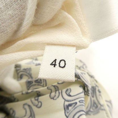 Celine Pleated Skirt 40 Silk Triomphe Long Length