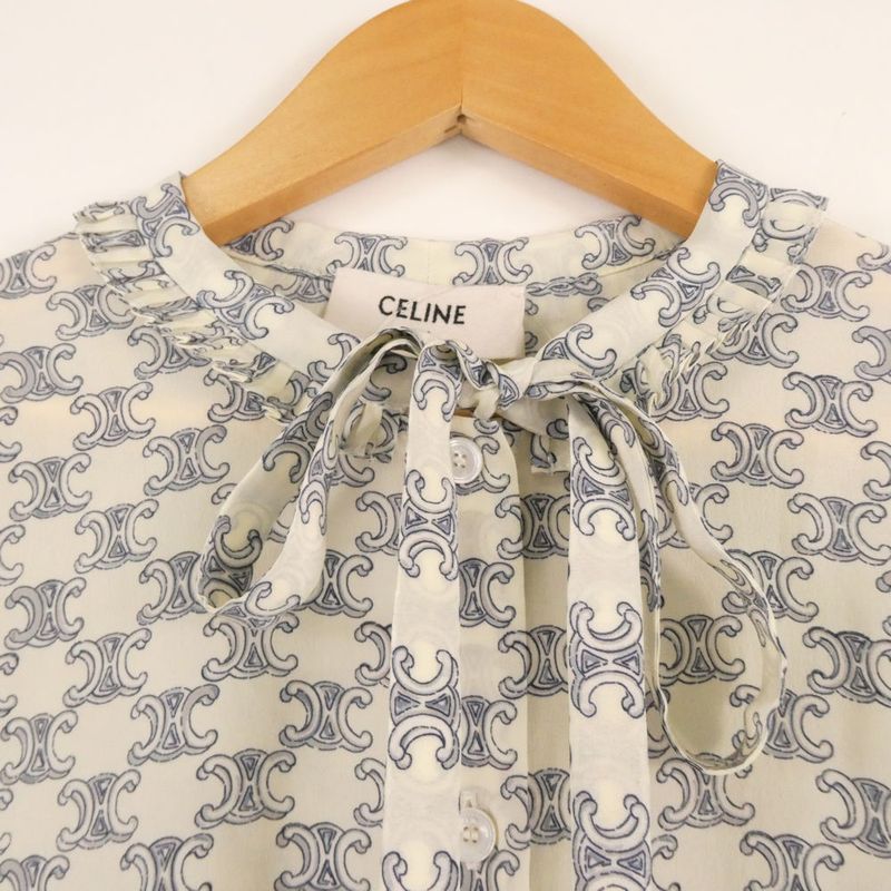 Celine Blouse 38 Silk Triomphe Edith Limant