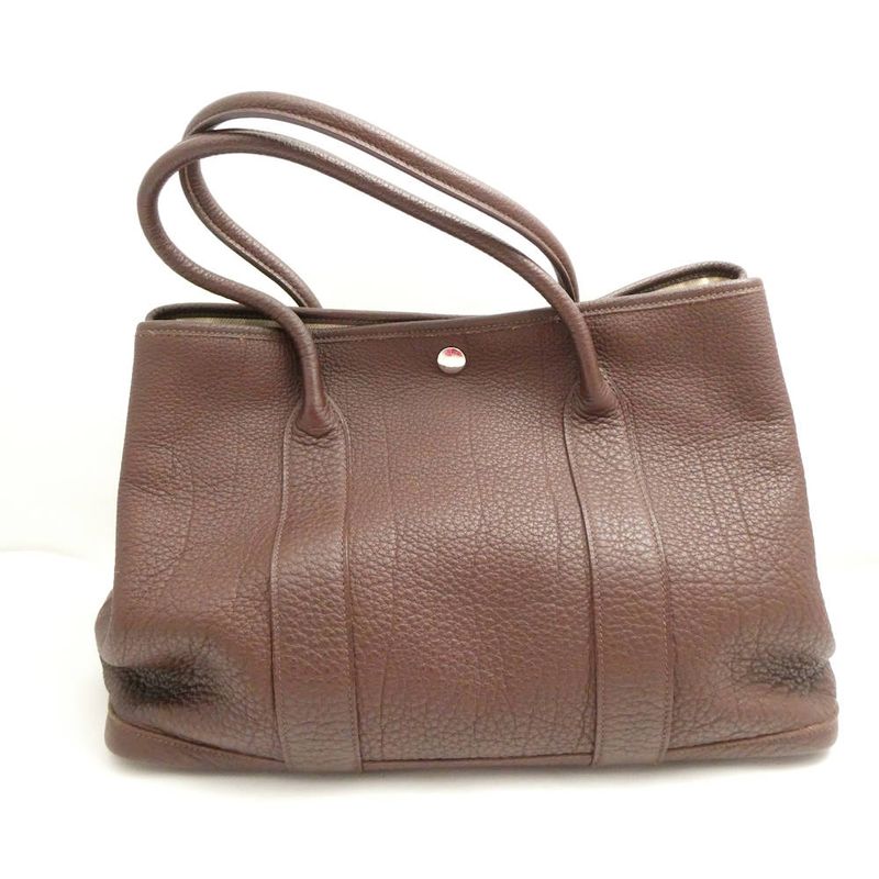 Hermes Garden Party PM Handbag Leather Tote