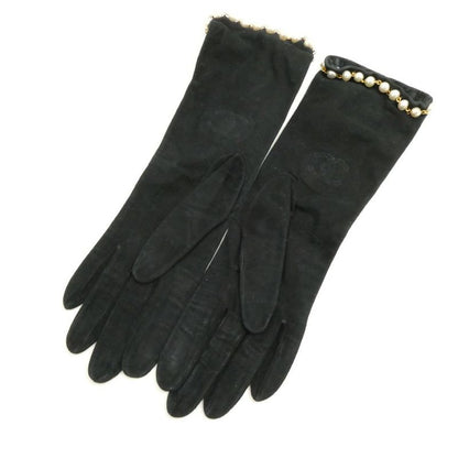 Chanel Gloves L Long Pearl