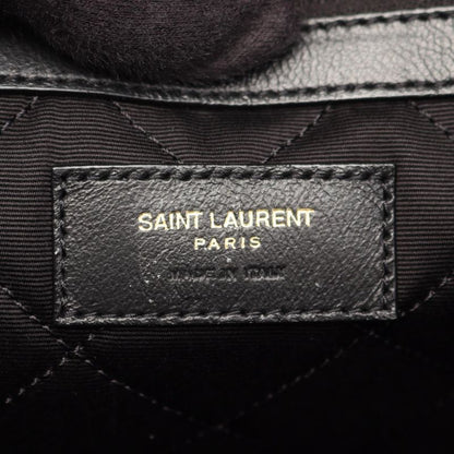 Saint Laurent Paris Boston Bag ES Giant Black Leather ES Giant Travel Bag