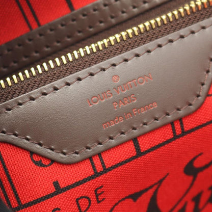 Louis Vuitton Tote Bag Neverfull PM Damier Ebene N51109 PVC Coated Canvas