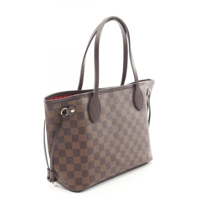 Louis Vuitton Tote Bag Neverfull PM Damier Ebene N51109 PVC Coated Canvas