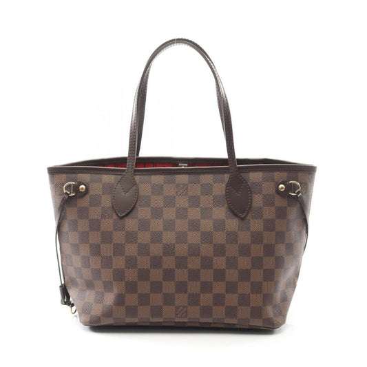 Louis Vuitton Tote Bag Neverfull PM Damier Ebene N51109 PVC Coated Canvas