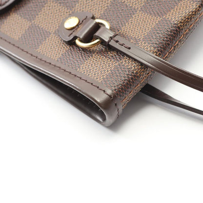 Louis Vuitton Tote Bag Neverfull PM Damier Ebene N51109 PVC Coated Canvas