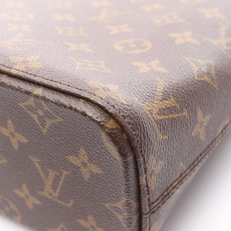 Louis Vuitton Tote Bag Luco M51155 PVC Coated Canvas Leather Luco Ladies Used B