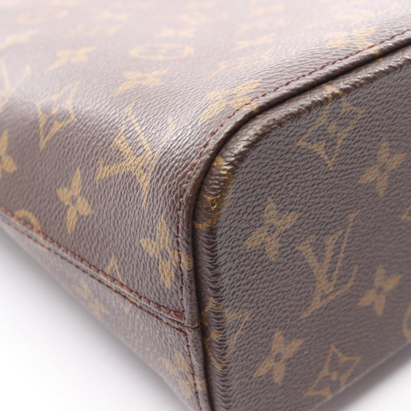 Louis Vuitton Tote Bag Luco M51155 PVC Coated Canvas Leather Luco Ladies Used B