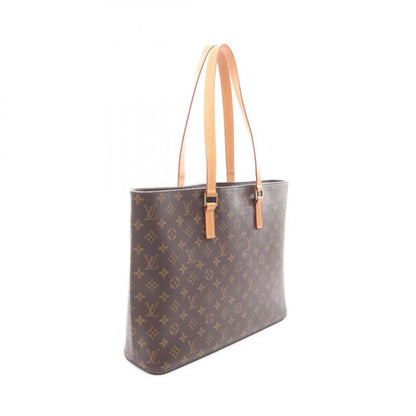 Louis Vuitton Tote Bag Luco M51155 PVC Coated Canvas Leather Luco Ladies Used B