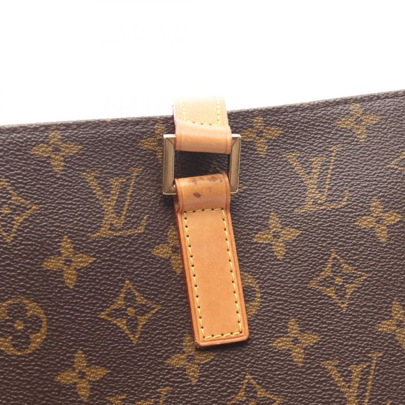 Louis Vuitton Tote Bag Luco M51155 PVC Coated Canvas Leather Luco Ladies Used B