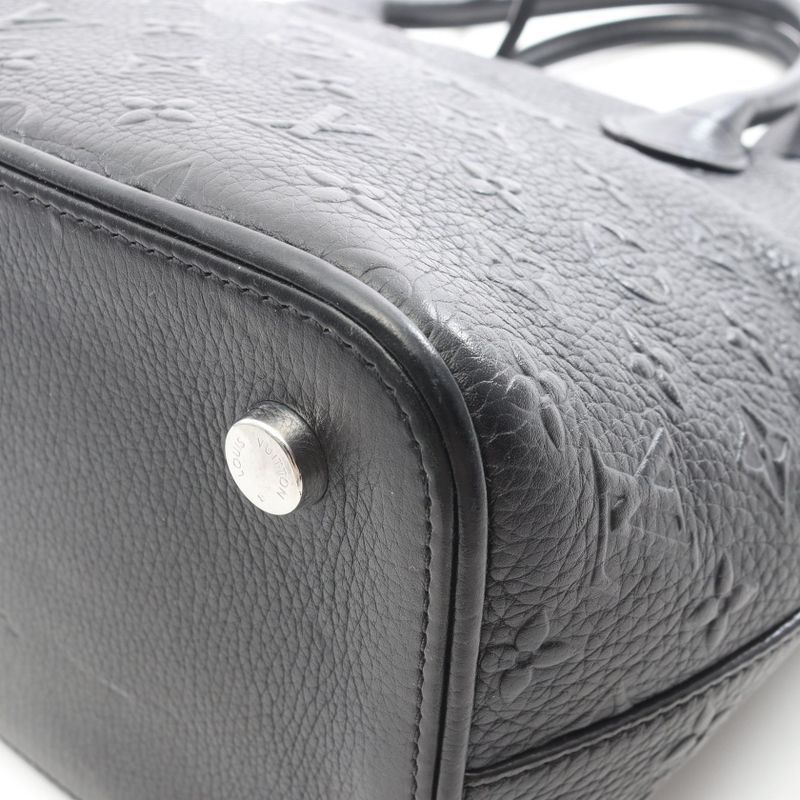 Louis Vuitton Tote Bag Lockit Revelation M40771 Noir Black Leather Lockit