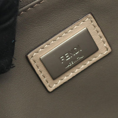 Fendi Handbag Petite 2jours 8bh253 Greige Leather Petite Toujours Ladies Used A