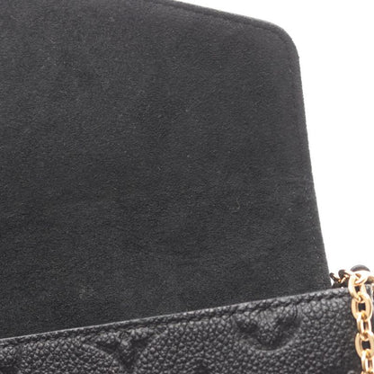 Louis Vuitton Shoulder Bag Pochette Felicie Noir Black Leather