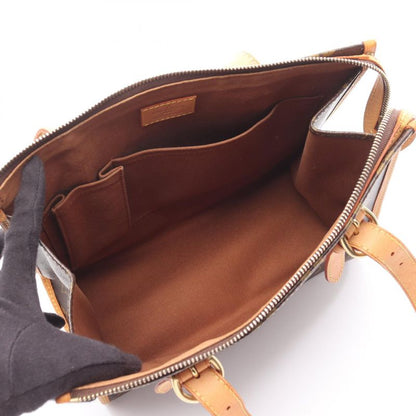 Louis Vuitton Tote Bag Popincourt Au M40007 PVC Coated Canvas Leather Popincourt