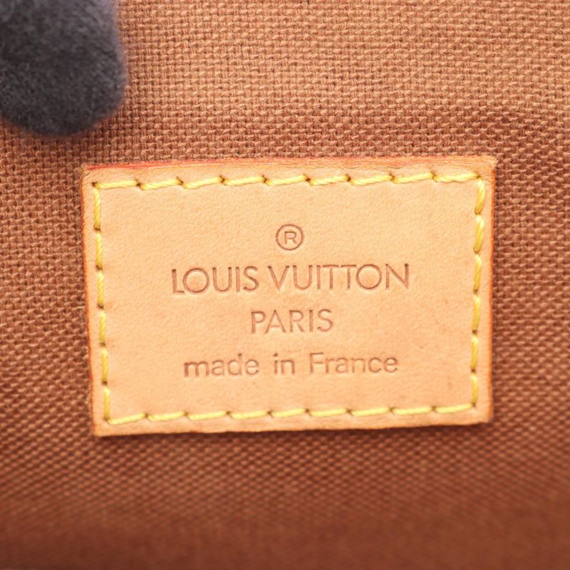 Louis Vuitton Tote Bag Popincourt Au M40007 PVC Coated Canvas Leather Popincourt