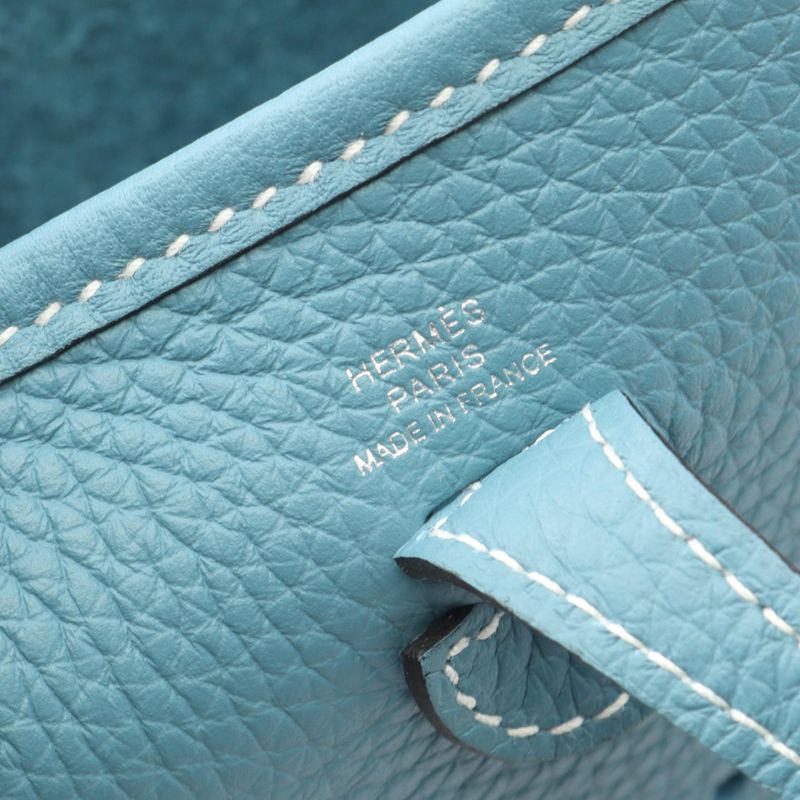 Hermes Shoulder Bag Evelyn TPM Amazon New Blue Jean Leather Evelyn Amazon TPM