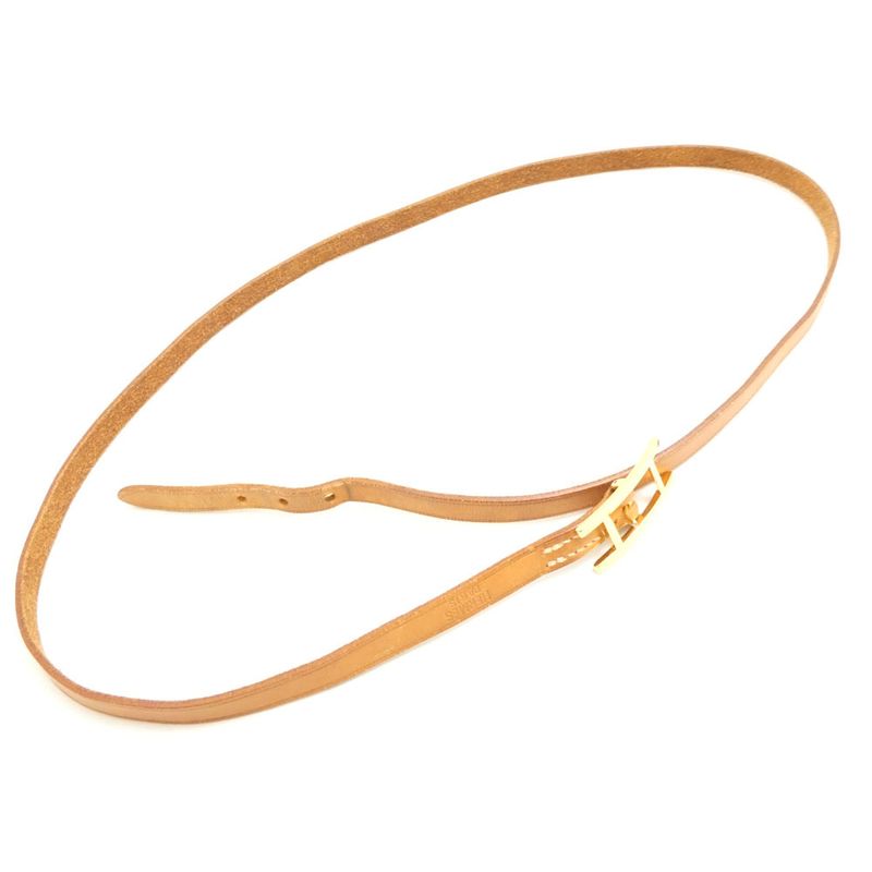 Hermes Bracelet Leather Gold 3 Row