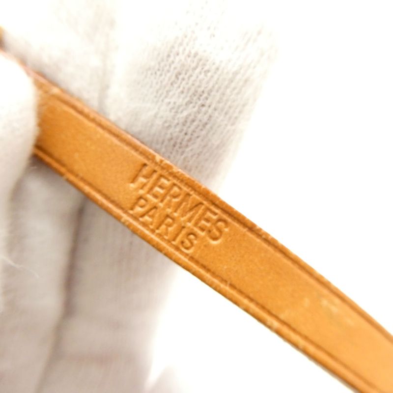 Hermes Bracelet Leather Gold 3 Row