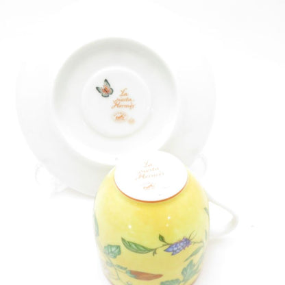 Hermes Siesta Demitasse Cup & Saucer Flower Hat