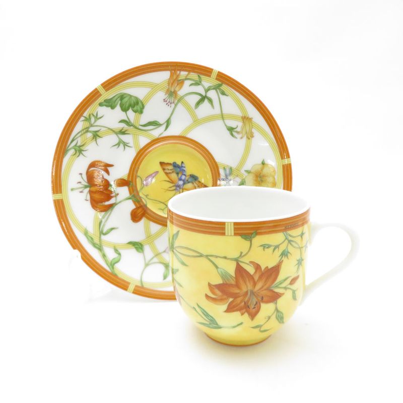 Hermes Siesta Demitasse Cup & So Sa Flower Hat
