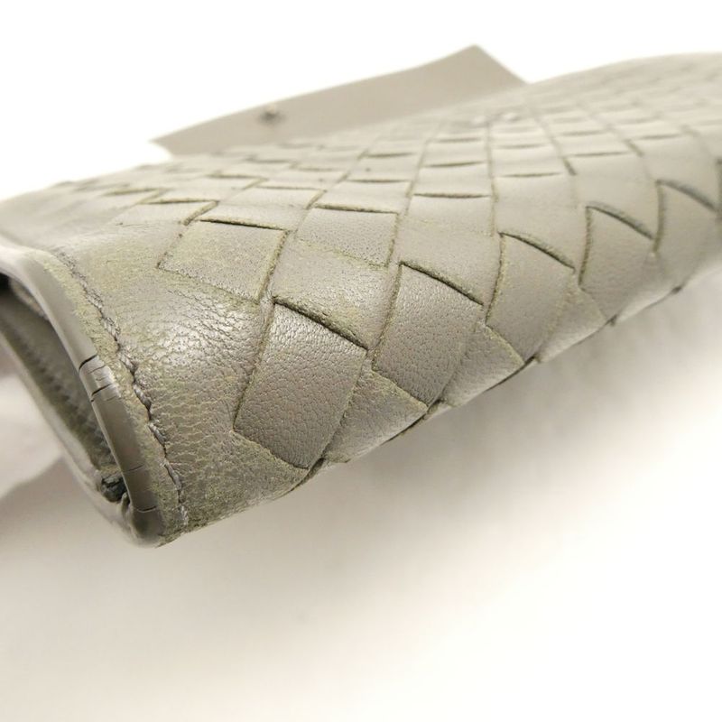 Bottega Veneta Wallet Bifold Green Khaki
