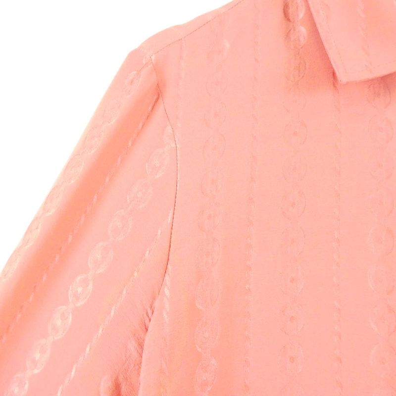 Gucci Shirt Blouse 38 S Silk Long Sleeve