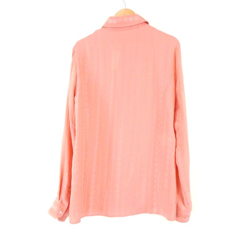 Gucci Shirt Blouse 38 S Silk Long Sleeve