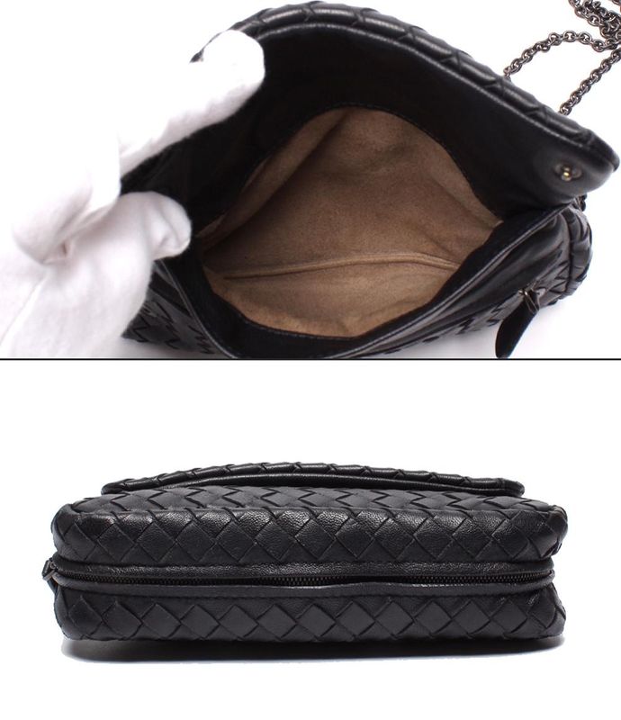 Bottega Veneta Chain Shoulder Bag Intrecciato Women's Bottega Veneta