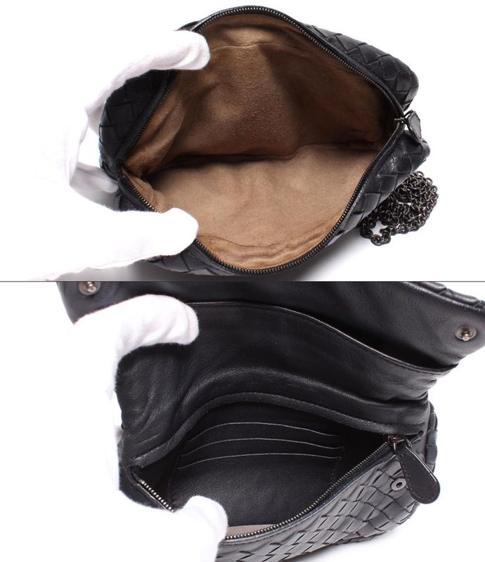 Bottega Veneta Chain Shoulder Bag Intrecciato Women's Bottega Veneta