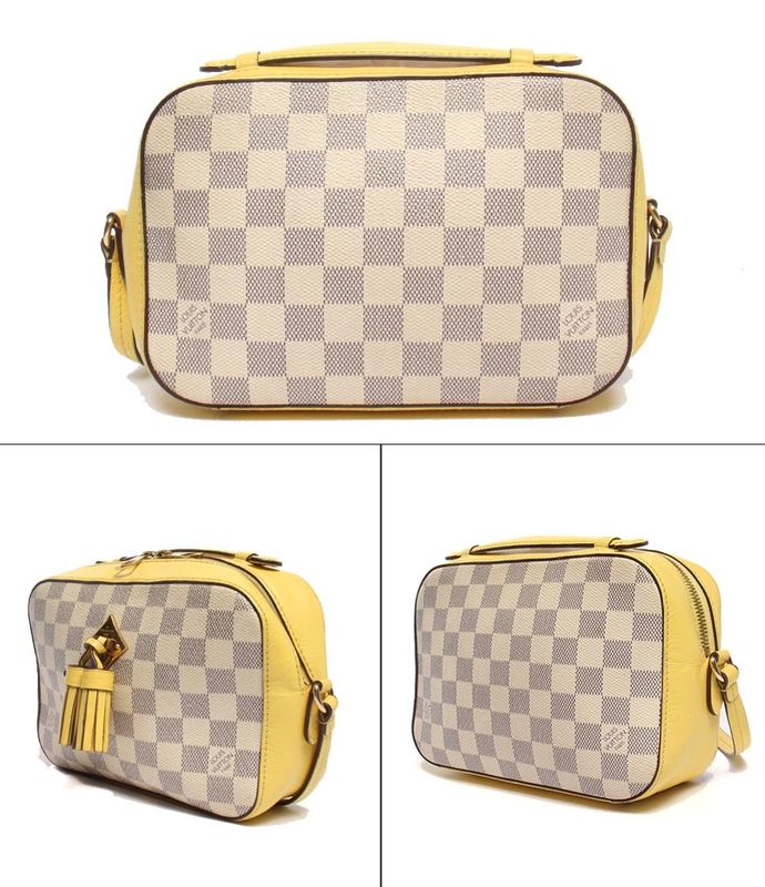 Louis Vuitton Shoulder Bag Crossbody Shoulder Saintonge Damier Azure N40154