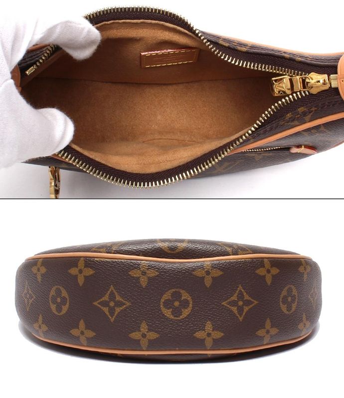 Louis Vuitton Handbag Shoulder Bag Half Moon Shape Loop Monogram M81098 Women's