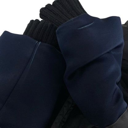 Dior Christian Dior Coat Size I 40 Women's - Black X Dark Navy X Dark Gray Long