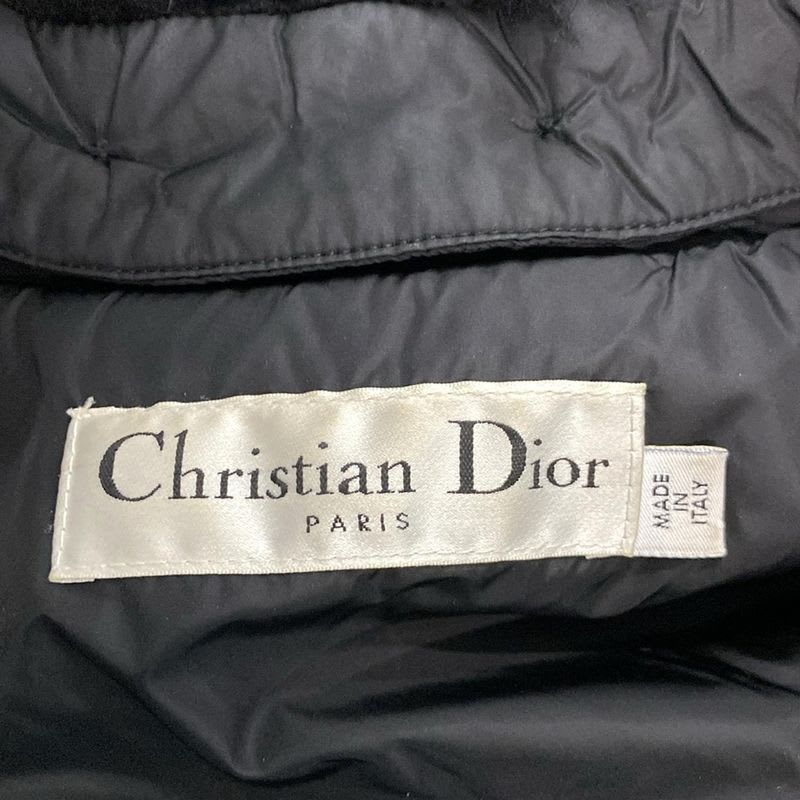 Dior Christian Dior Coat Size I 40 Women's - Black X Dark Navy X Dark Gray Long
