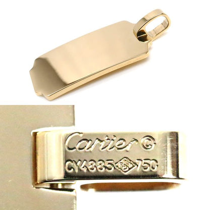 Cartier 18K Yellow Gold Santos Dumont Pendant Top 12.7