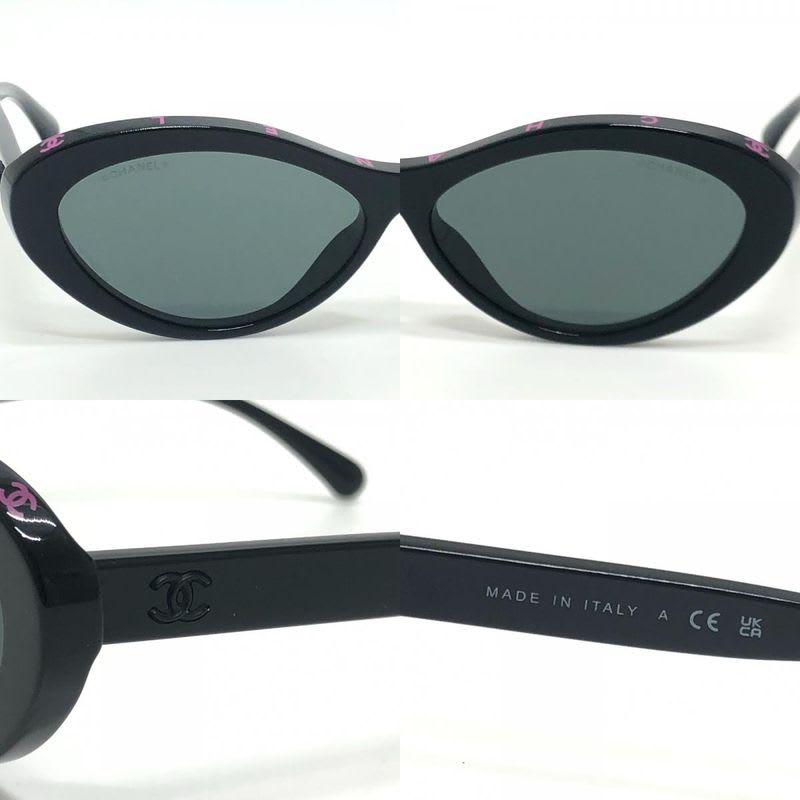 Chanel Sunglasses Coco Mark 5416-a Plastic Black