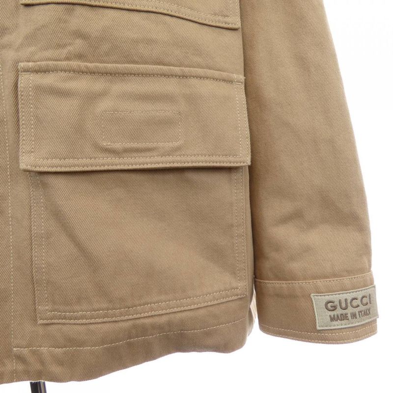 Gucci GG Pattern 766128 Xdcs7 Denim Jacket