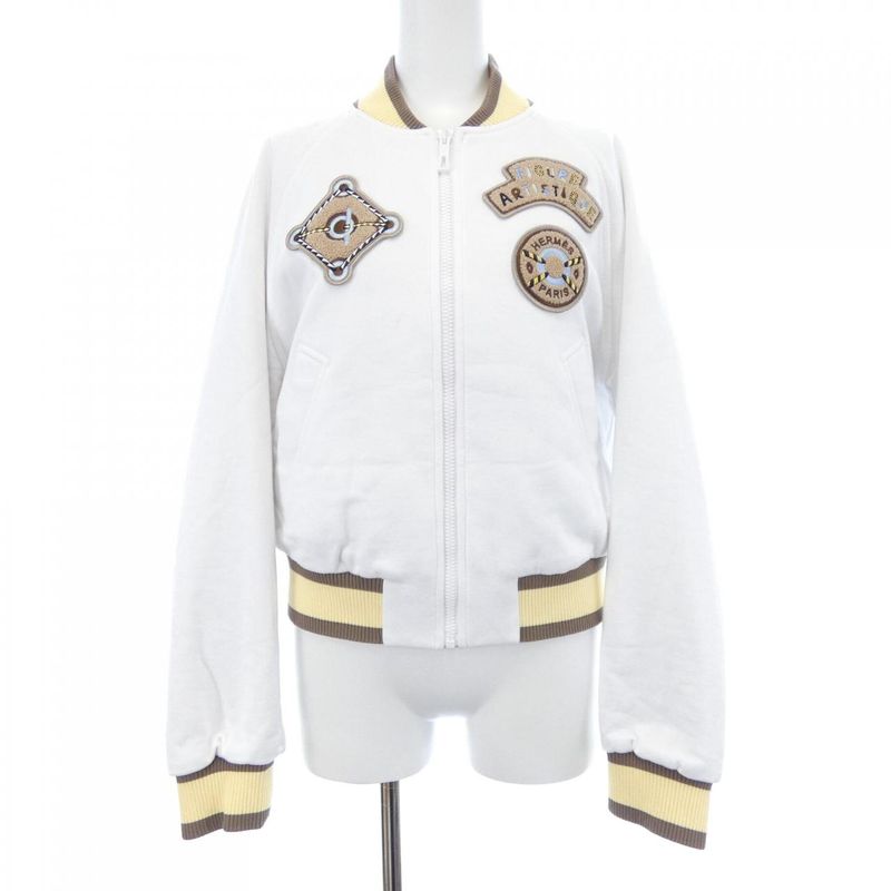 Hermes Figure Artistique Varsity Embroide 3h4208dd Blouson Jacket