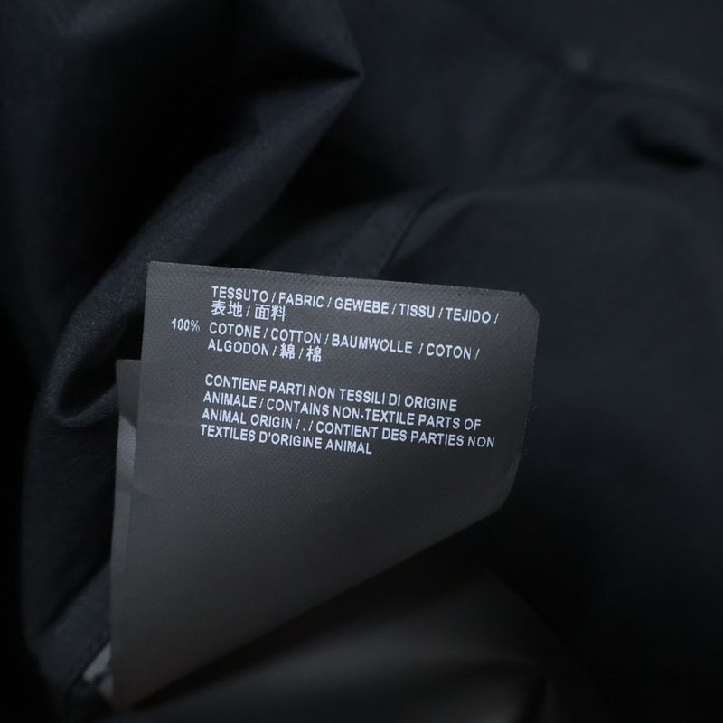 Balenciaga 17AW Archetype Cotton Long Sleeve Shirt Black 485988 Tcb110