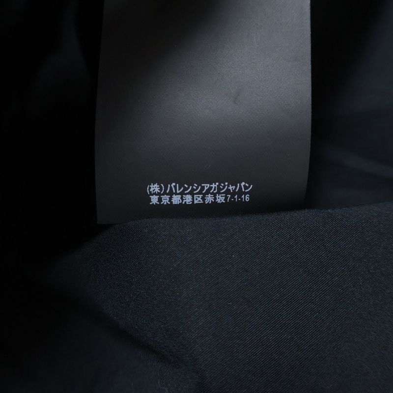 Balenciaga 17AW Archetype Cotton Long Sleeve Shirt Black 485988 Tcb110