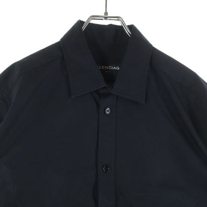 Balenciaga 17AW Archetype Cotton Long Sleeve Shirt Black 485988 Tcb110