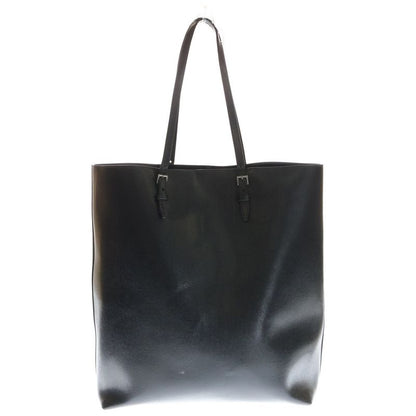 Saint Laurent Paris Shopping BAG Leather Tote Bag Handbag Black Mal607650