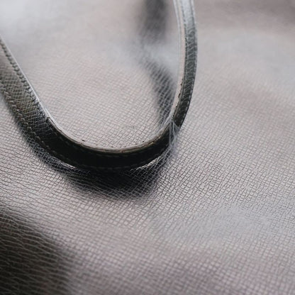 Saint Laurent Paris Shopping BAG Leather Tote Bag Handbag Black Mal607650