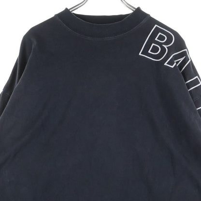 Balenciaga 23AW Logo Embroidery Vintage Processing Long Sleeve T-shirt Long