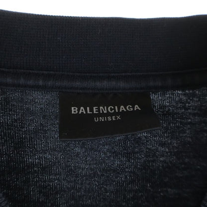 Balenciaga 23AW Logo Embroidery Vintage Processing Long Sleeve T-shirt Long