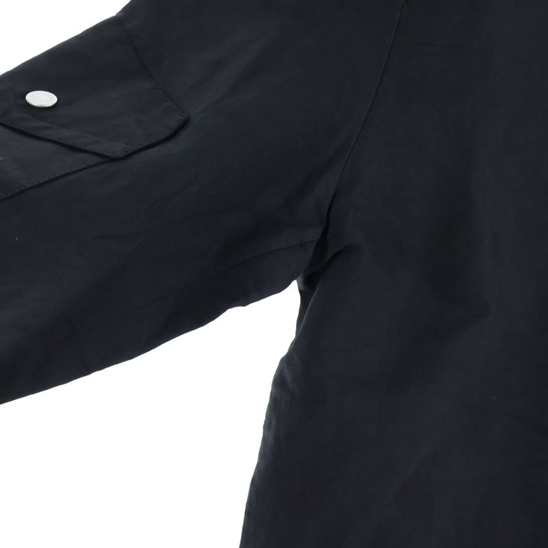 Hermes Zip-up V-neck Cardigan Black