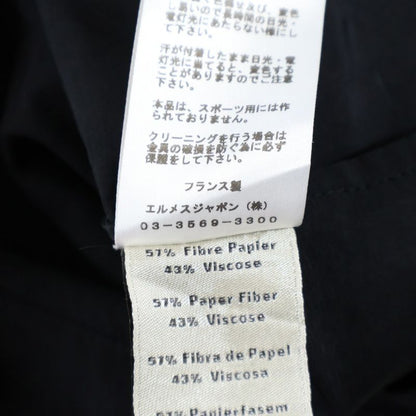 Hermes Zip-up V-neck Cardigan Black