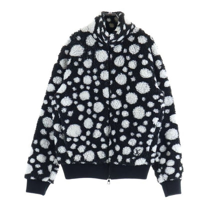Louis Vuitton 23SS ×YK Yayoi Kusama Infinity Dot Boa Fleece Zip Up Jacket