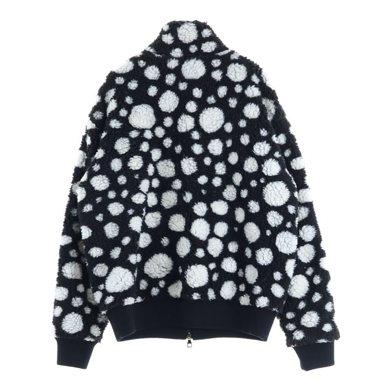 Louis Vuitton 23SS ×YK Yayoi Kusama Infinity Dot Boa Fleece Zip Up Jacket