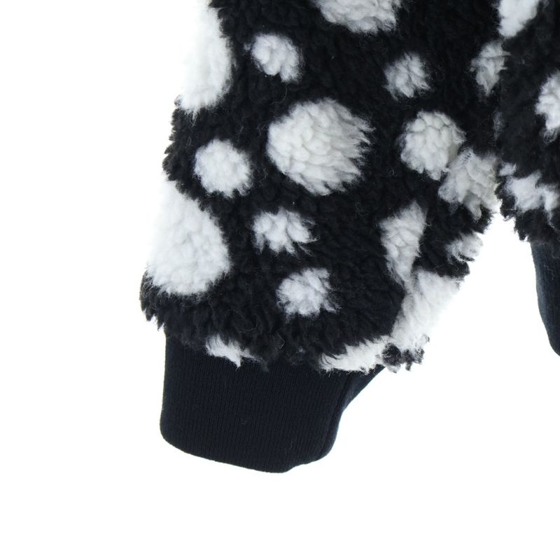 Louis Vuitton 23SS ×YK Yayoi Kusama Infinity Dot Boa Fleece Zip Up Jacket