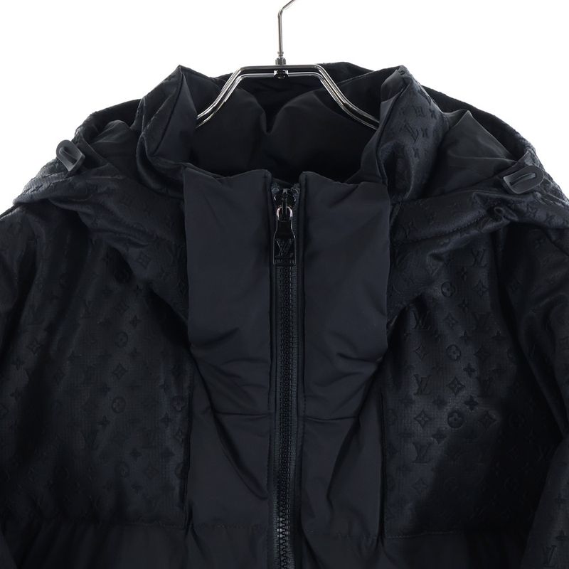 Louis Vuitton 25SS Monogram Jacquard Cut Replacement Rubber Patch Logo Nylon